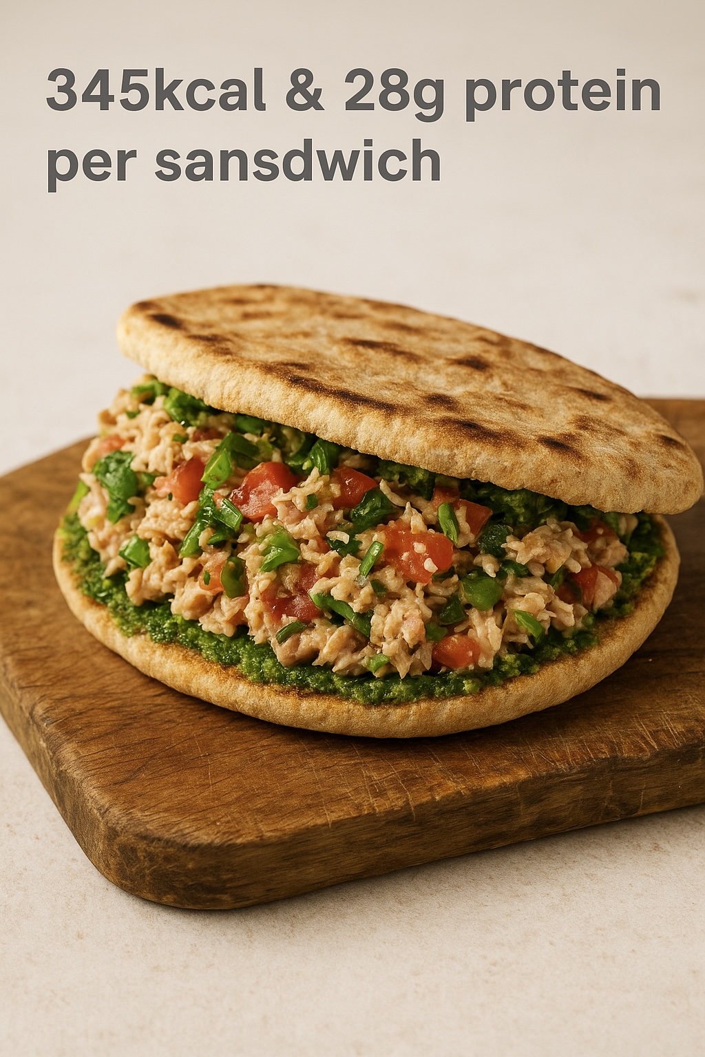 Spicy tuna sandwich