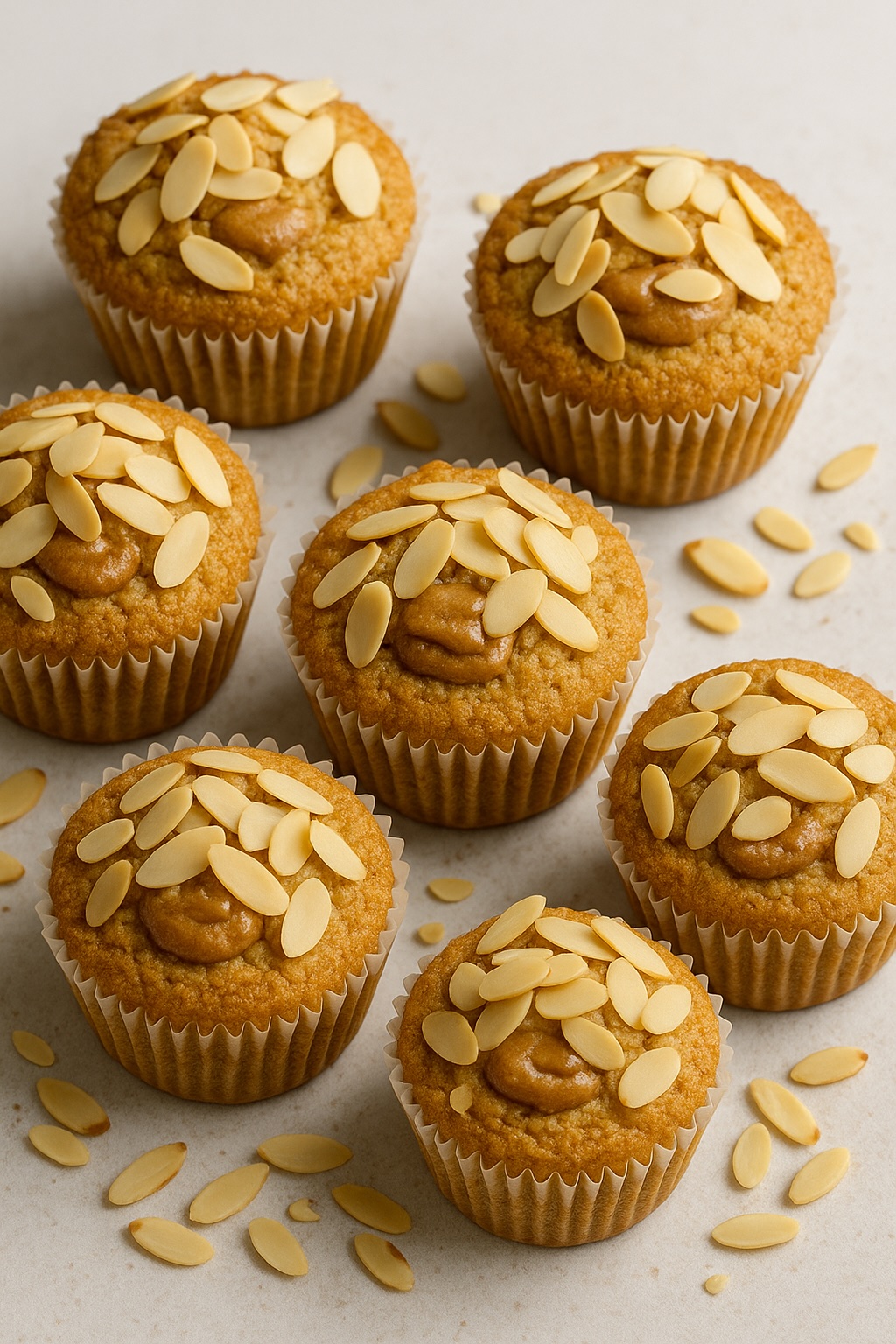 Publiceerde Cottage cheese Amandelmuffins
