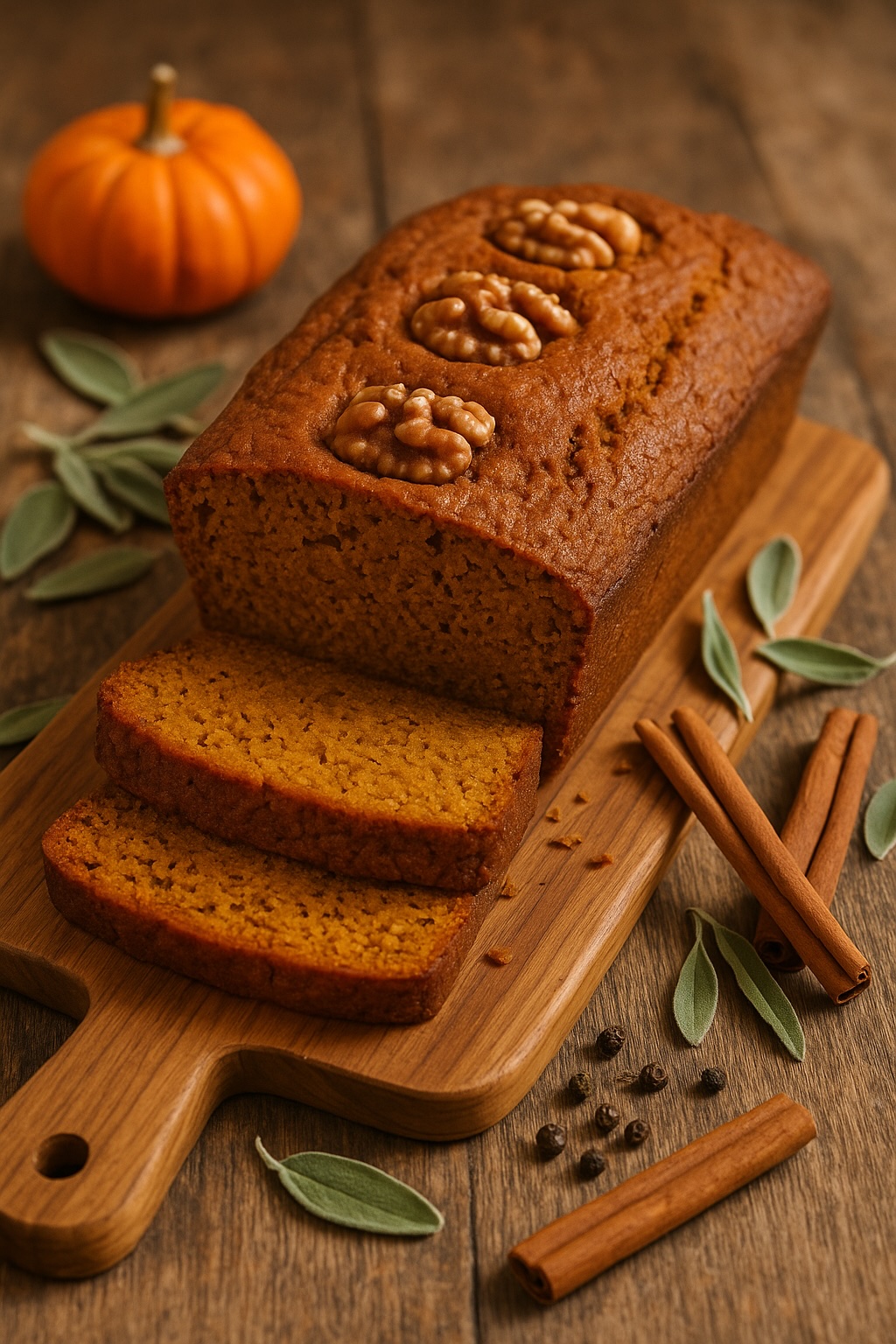 Publiceerde Pompoenbrood/cake