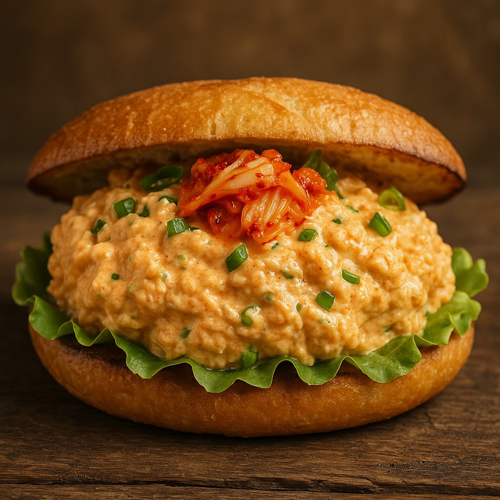 Pittige tonijnsalade met Kimchi & Sriracha